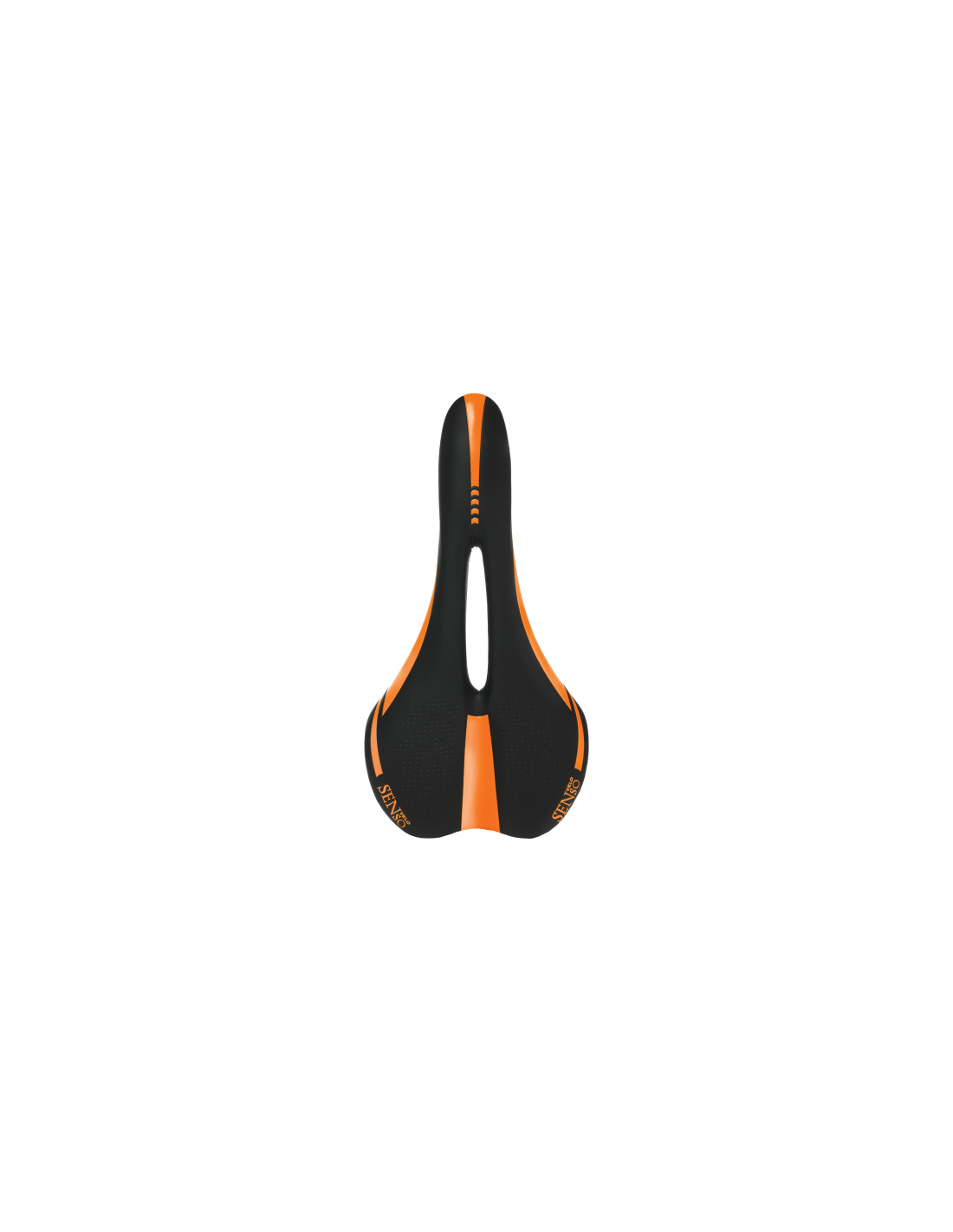 Sella SPORT - nero arancio fluo